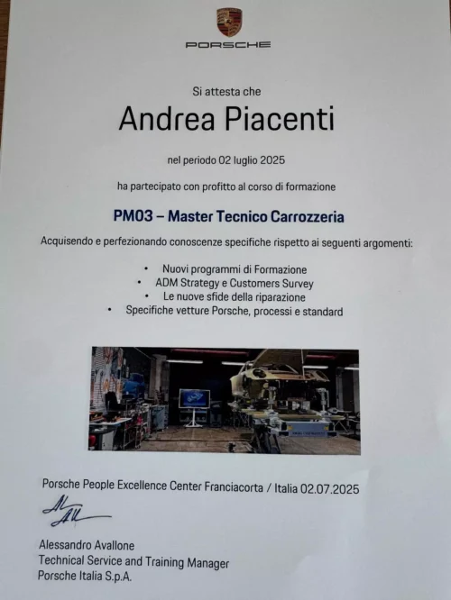 andrea-piacenti-certificazione-porsche-master-tecnico-carrozzeria